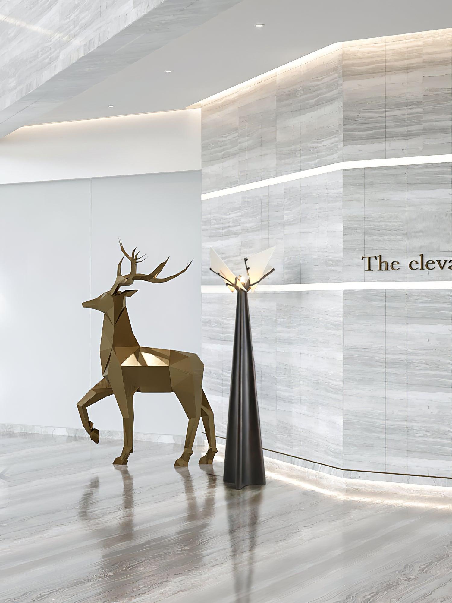 Religieuse Alabaster Floor Lamp