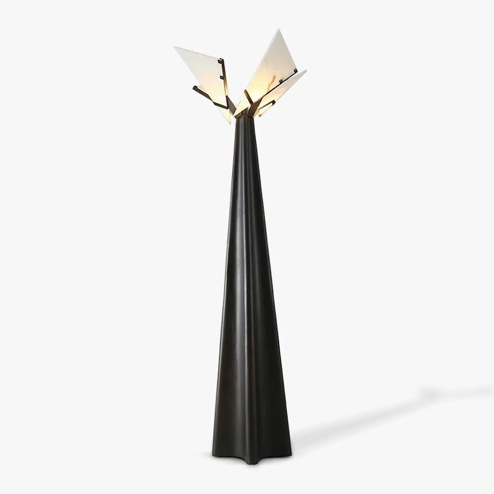 Religieuse Alabaster Floor Lamp