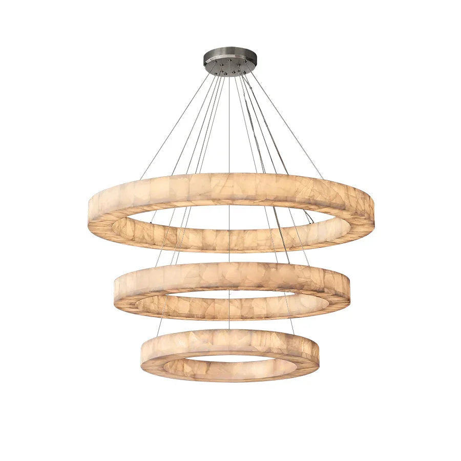 Alabaster Rivage Round Chandelier