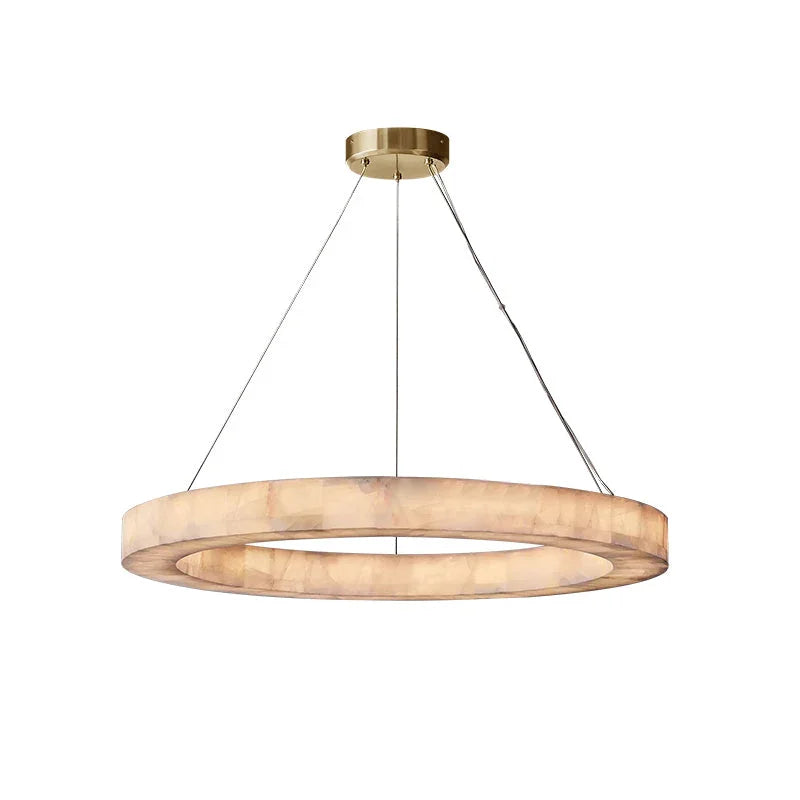 Alabaster Rivage Round Chandelier
