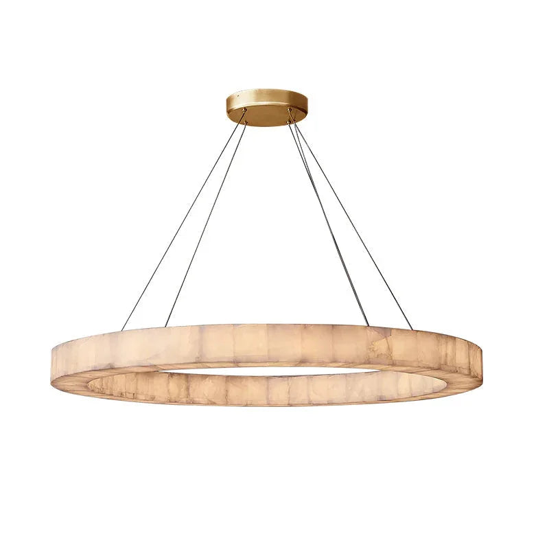 Alabaster Rivage Round Chandelier