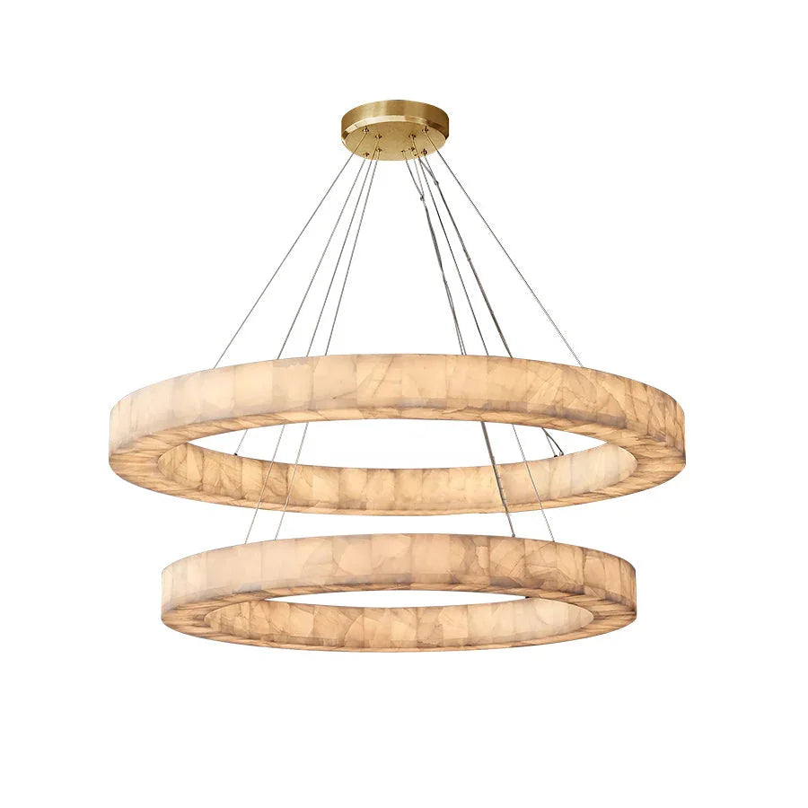 Alabaster Rivage Round Chandelier