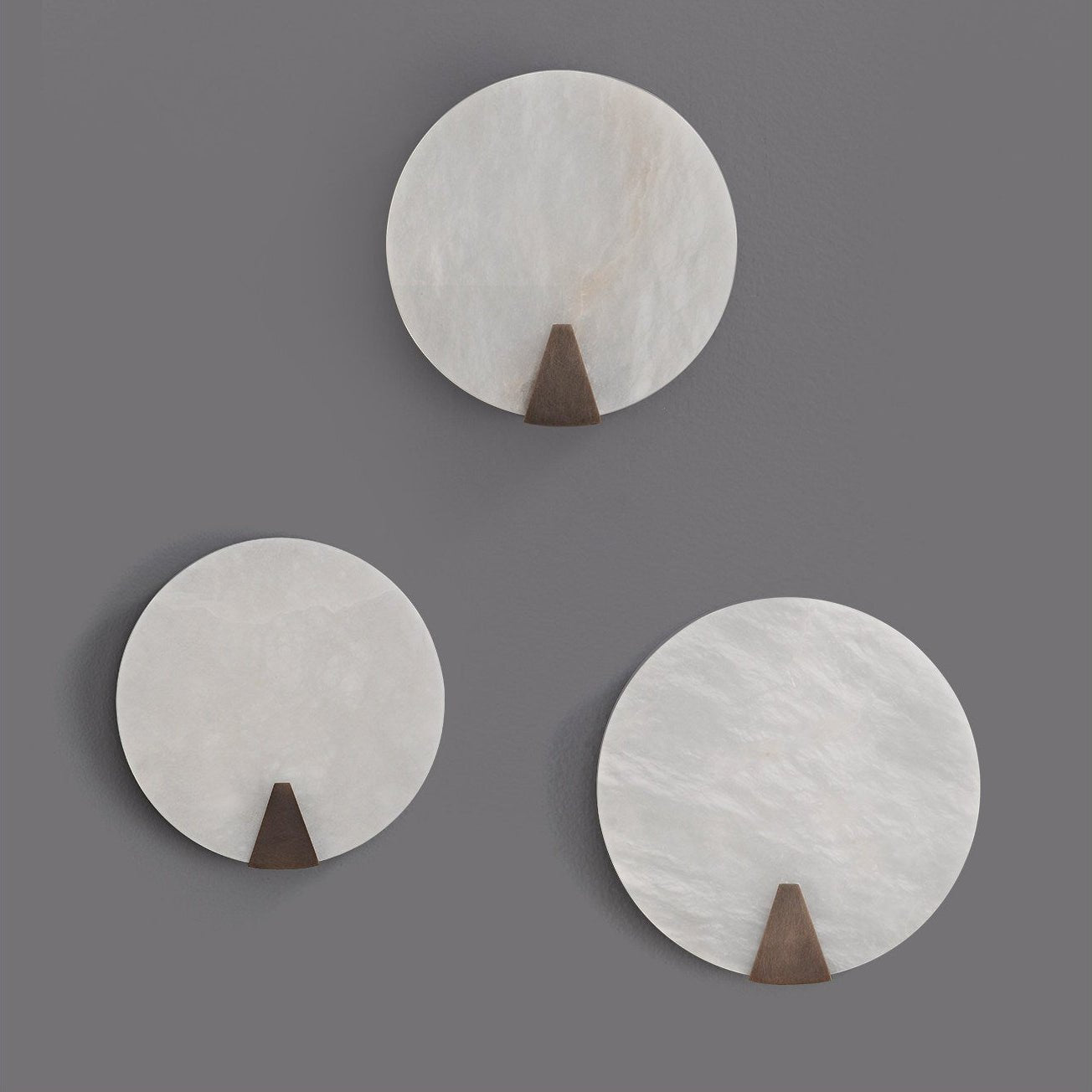 Solaris Halo Alabaster Wall Light