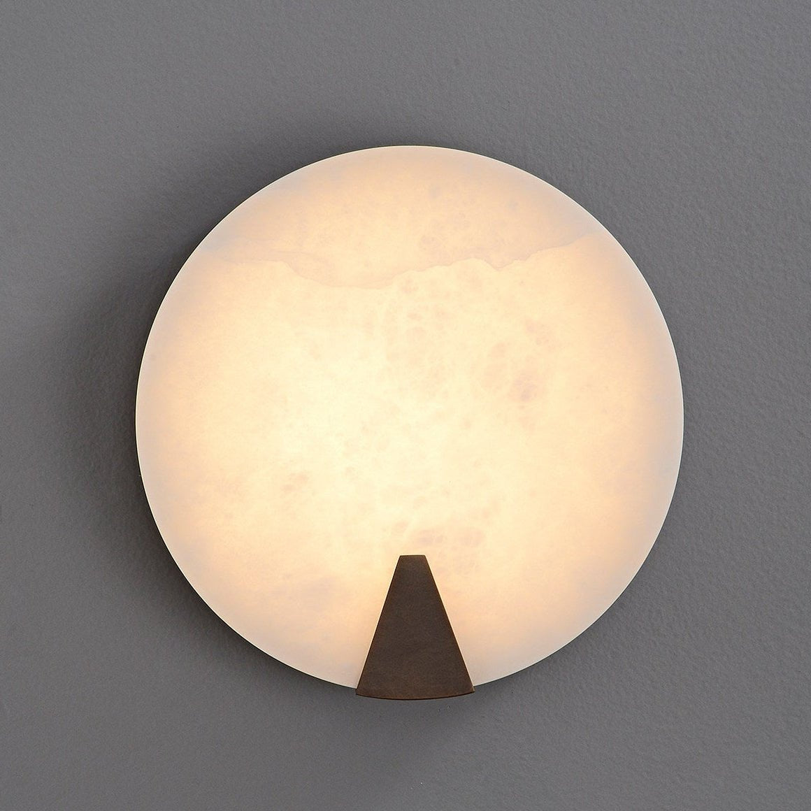 Solaris Halo Alabaster Wall Light