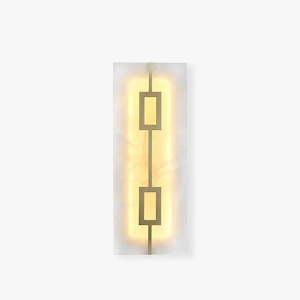 Square Marble Wall Lamp