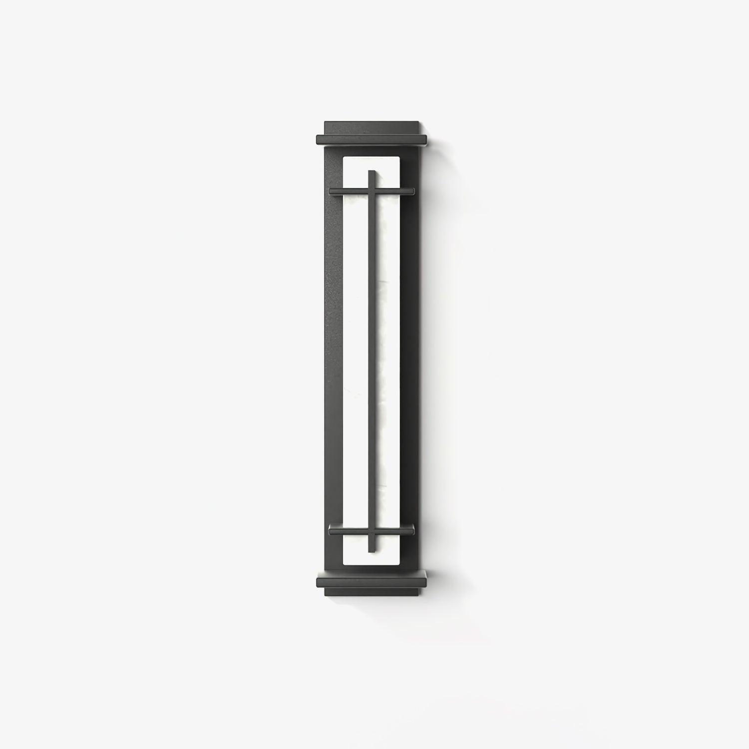 Square Outdoor Alabaster Wall Light