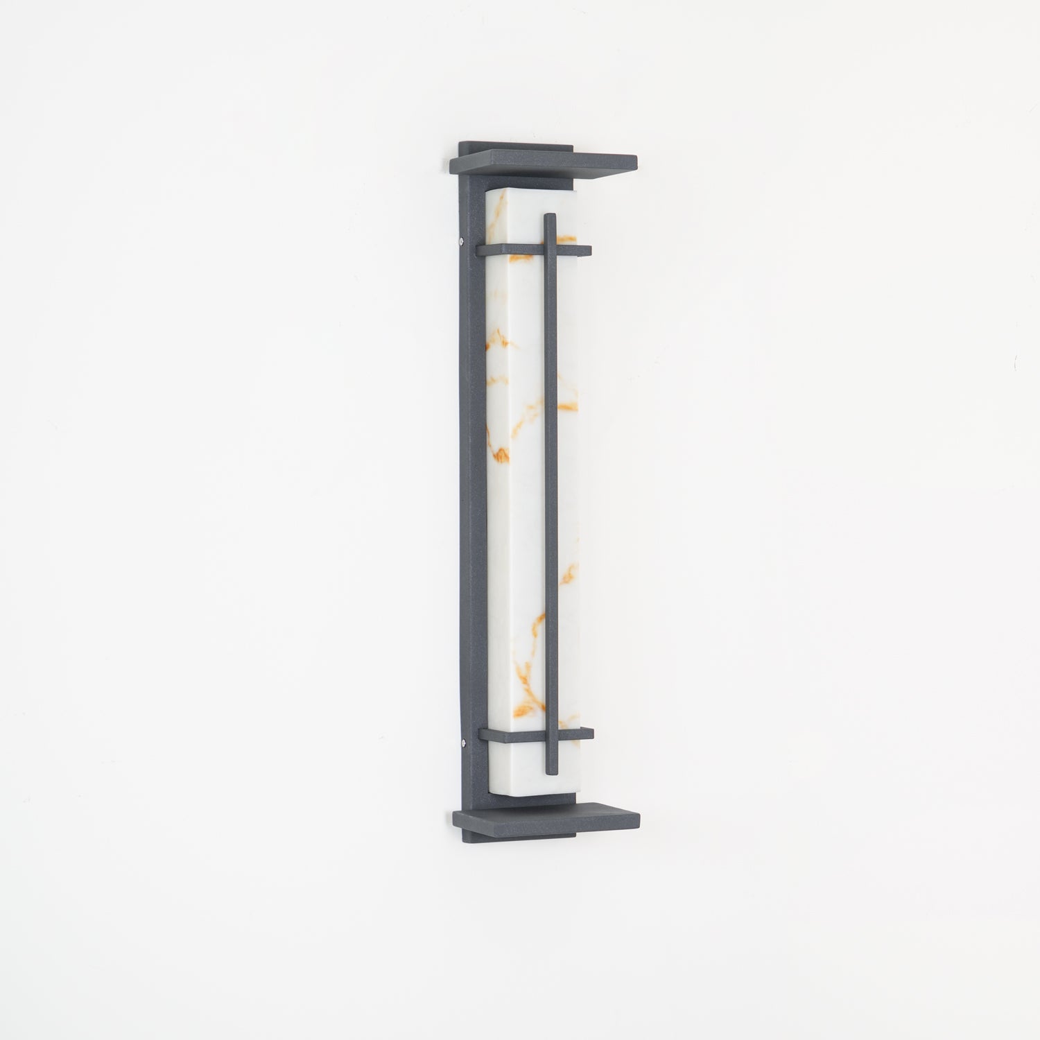 Square Outdoor Alabaster Wall Light