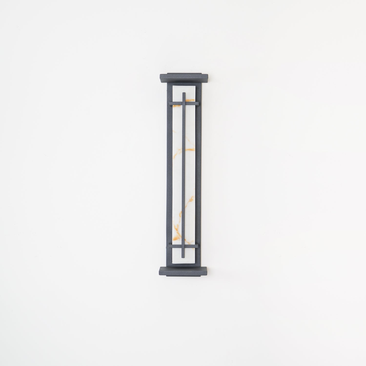 Square Outdoor Alabaster Wall Light