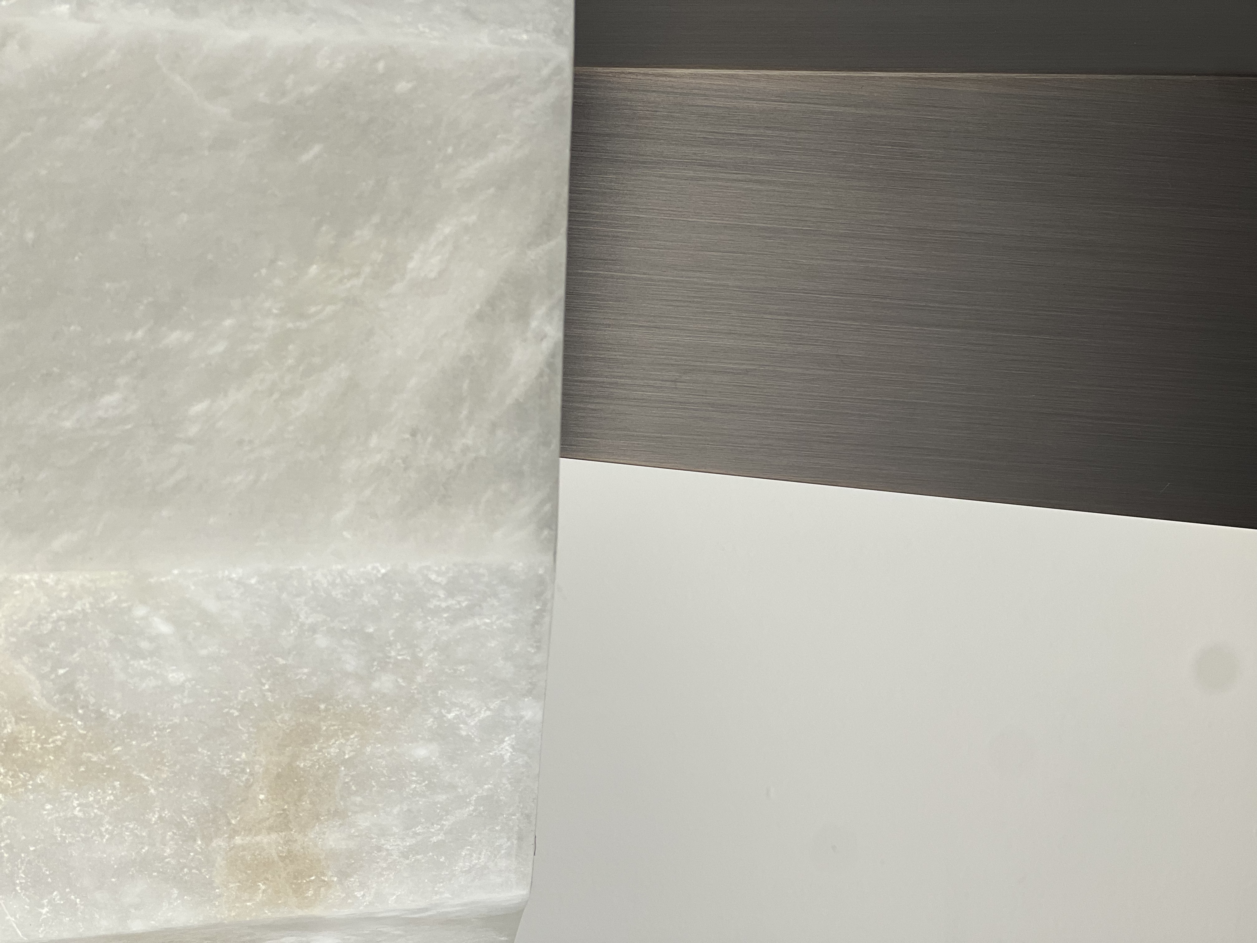 CASA Lighting Pantheon Alabaster Table Lamp | Black Metal & Natural Stone