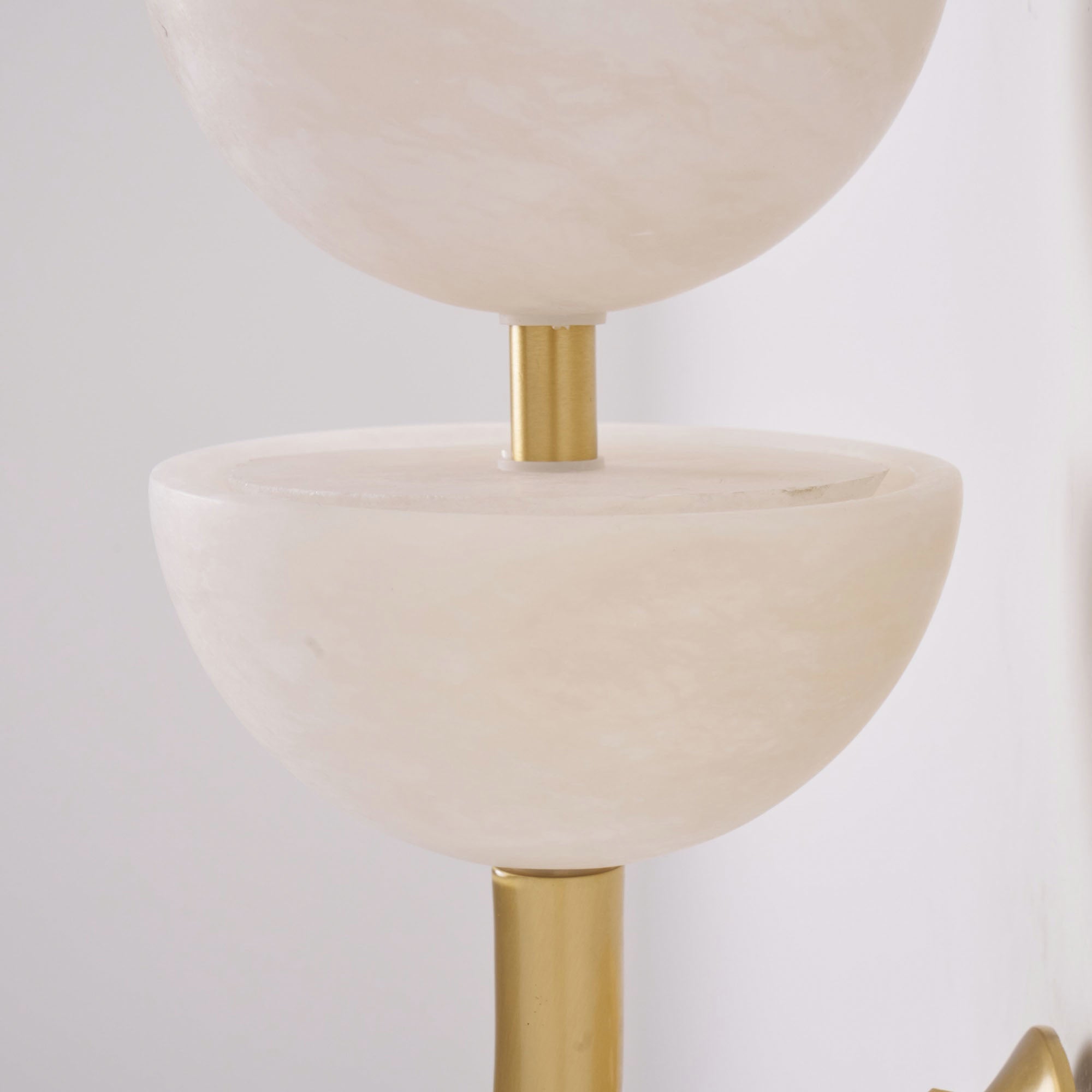 Triple Alabaster Wall Lamp