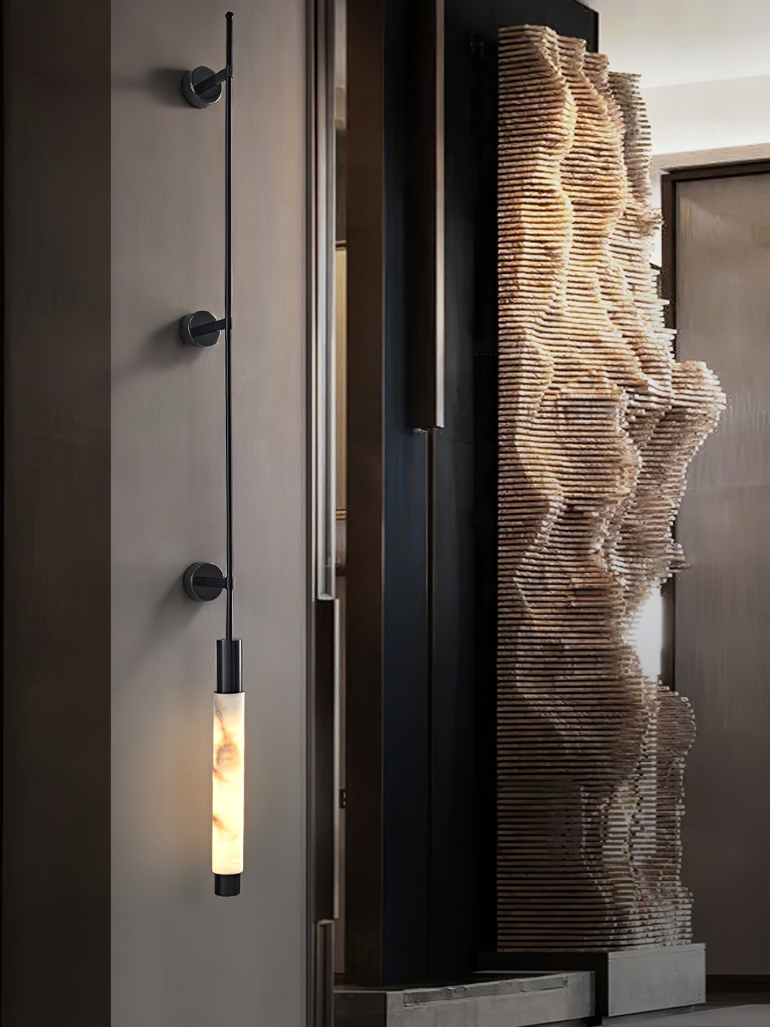 Verita Alabaster Wall Sconce