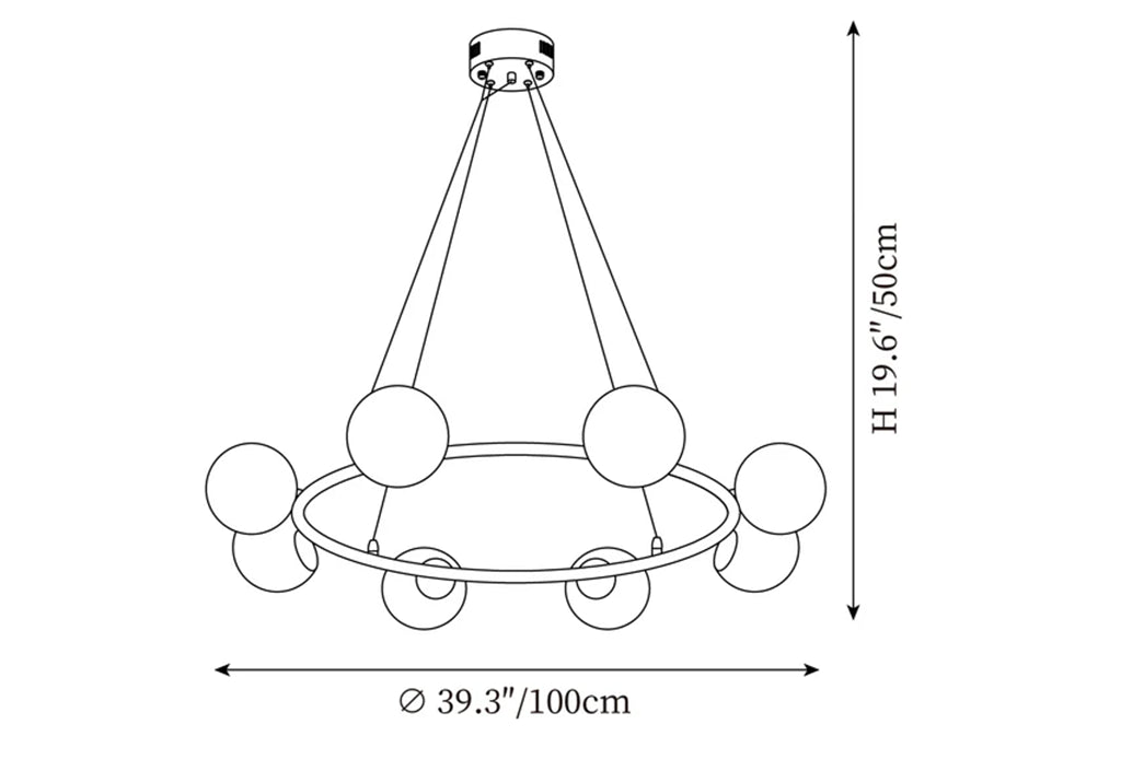 Helix Alabaster Chandelier