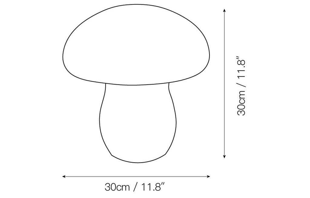 Alabaster Modern Mushroom Table Lamp