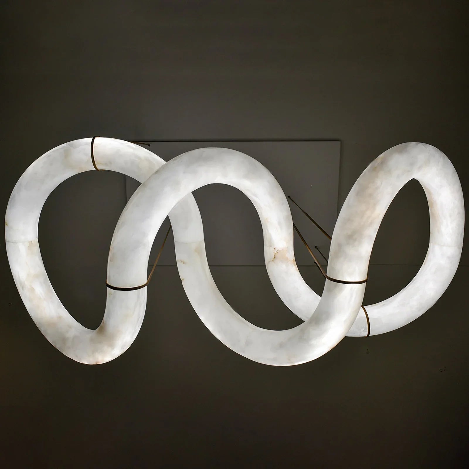 Alabaster Infinity Chandelier