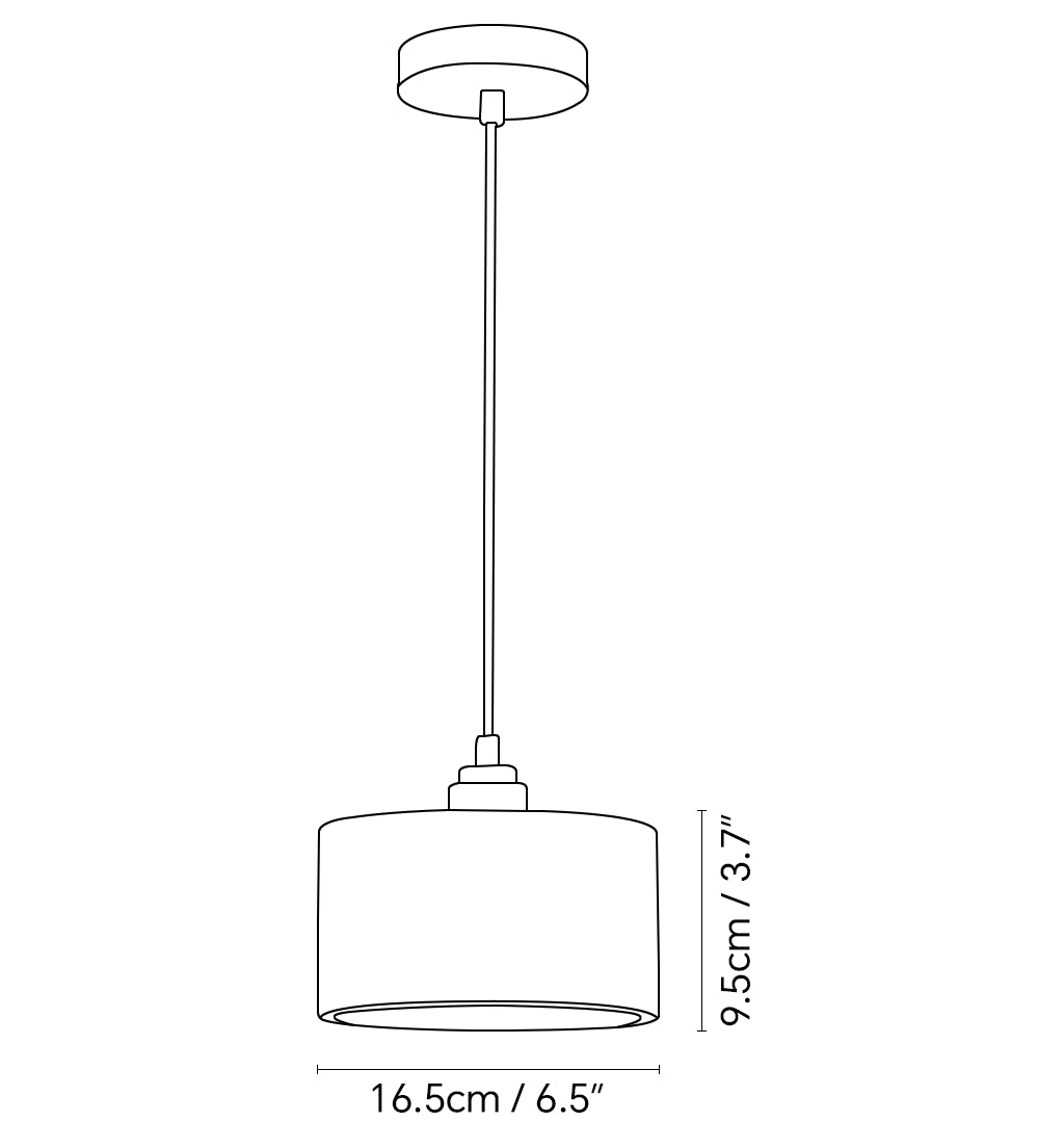 Cylindrical Modern Alabaster Chandelier