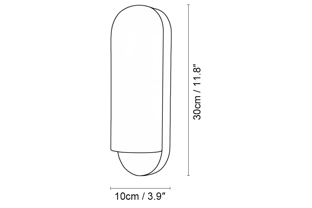 Alabaster Long Strip Wall Lamp