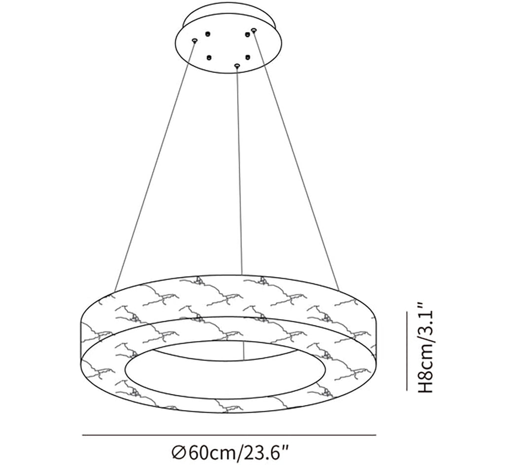 Marika Alabaster Chandelier