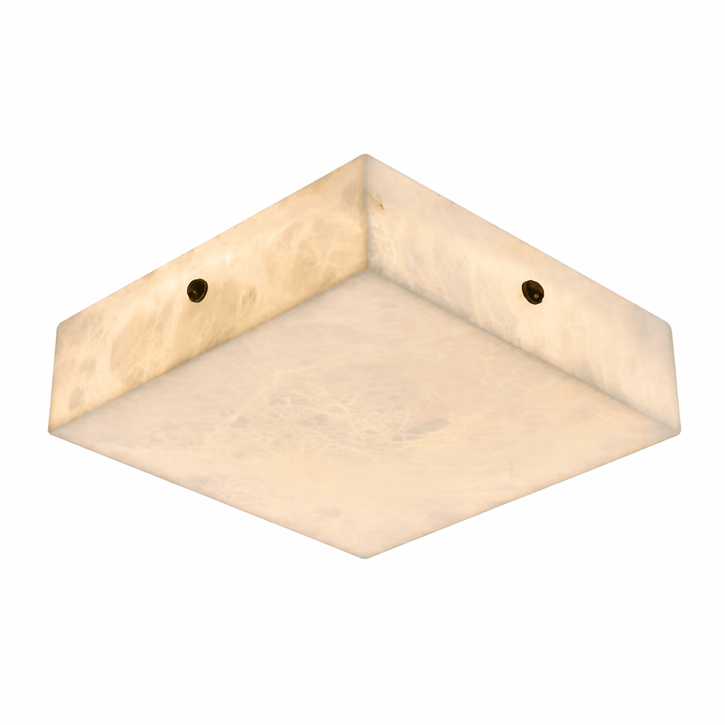 Luma Alabaster Square Ceiling Lamp
