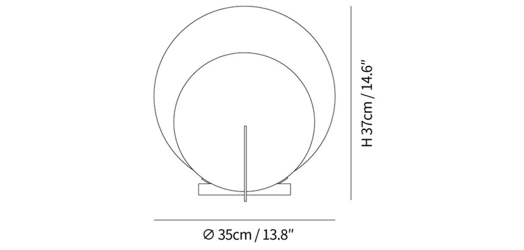 Round Alabaste Corbett Asteria Table Lamp