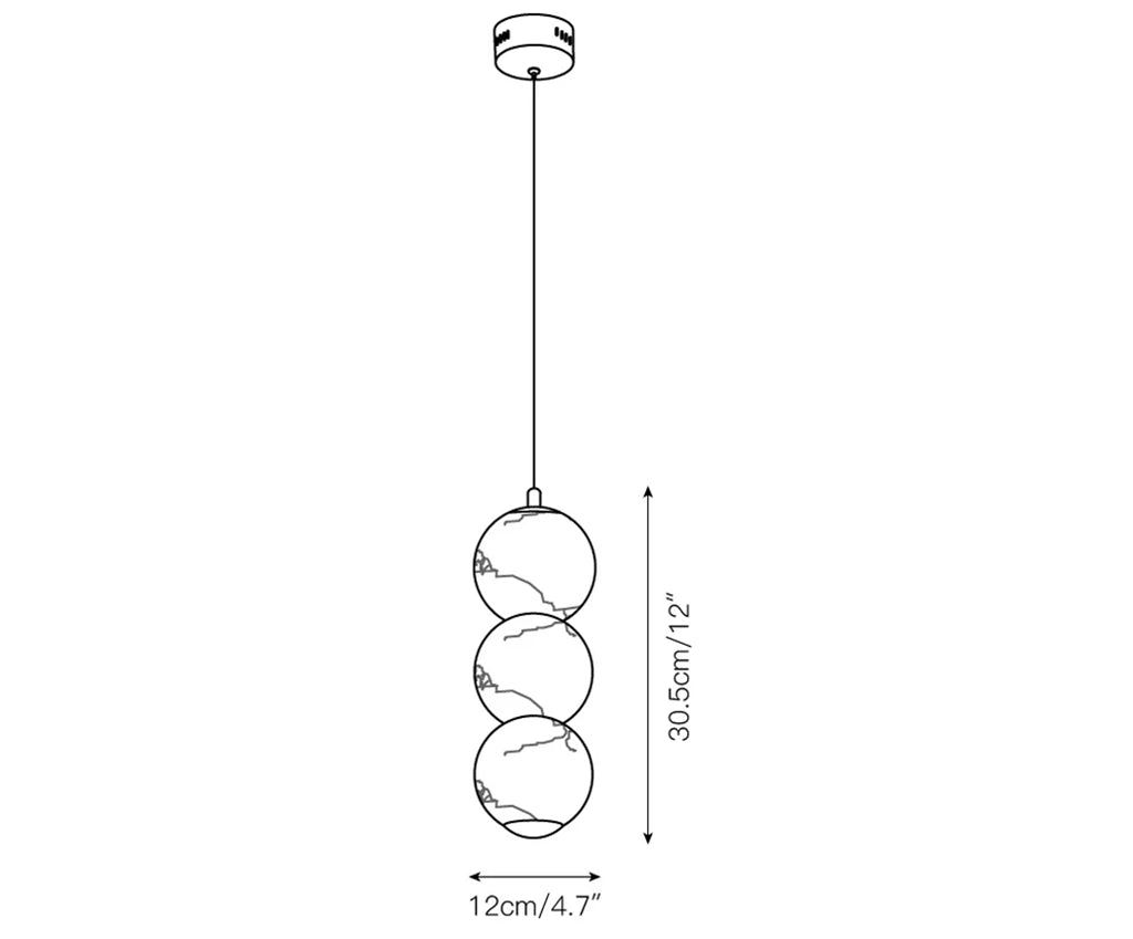 Alabaster Pearl Pendant Light