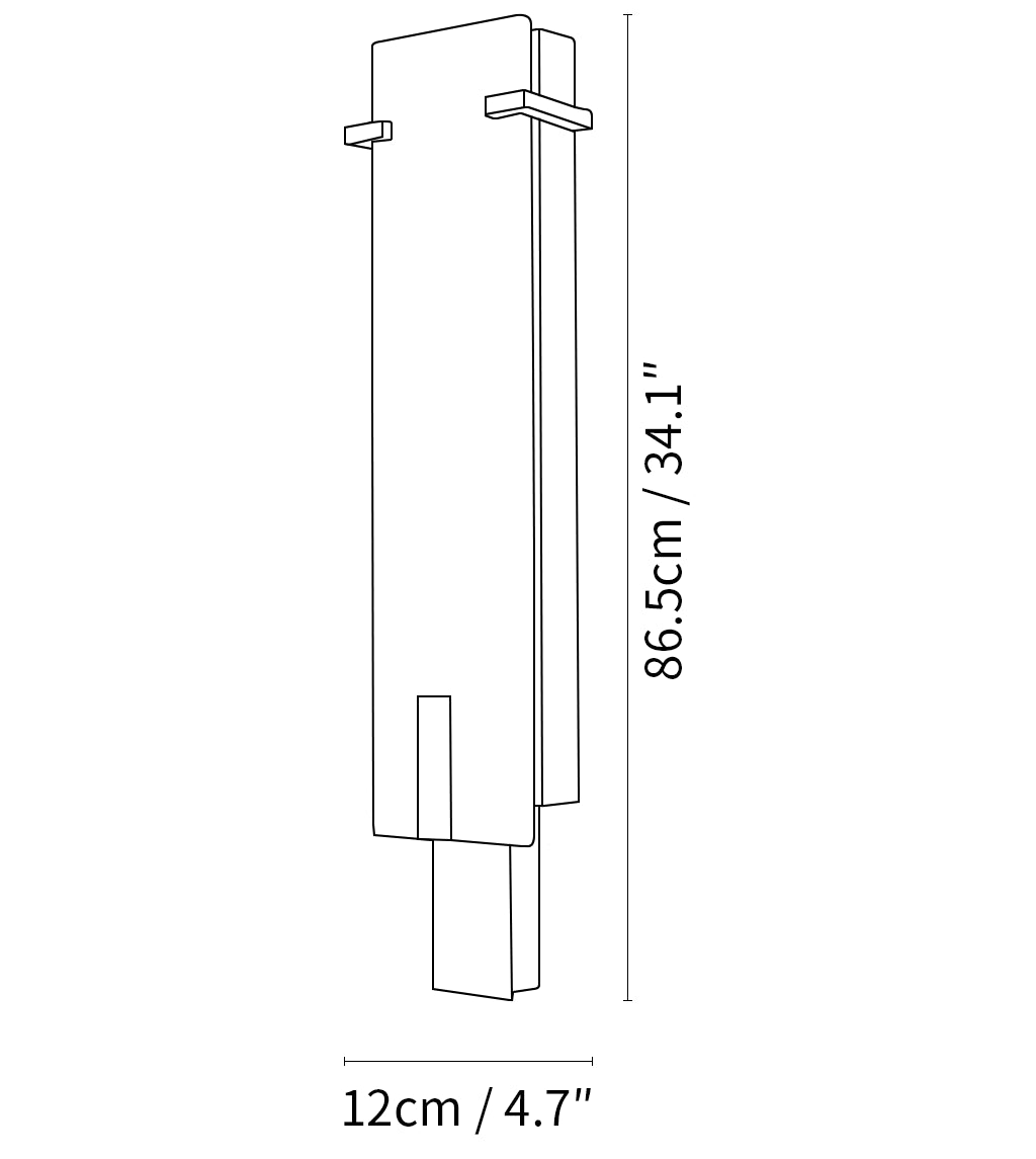 Alabaster Tiles Stable Personality Wall Lamp