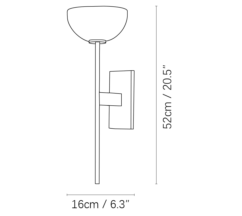 Alabaster Cup Wall Lamp