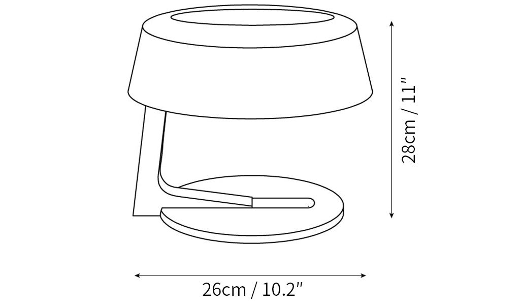Alabaster Comete Table Lamp