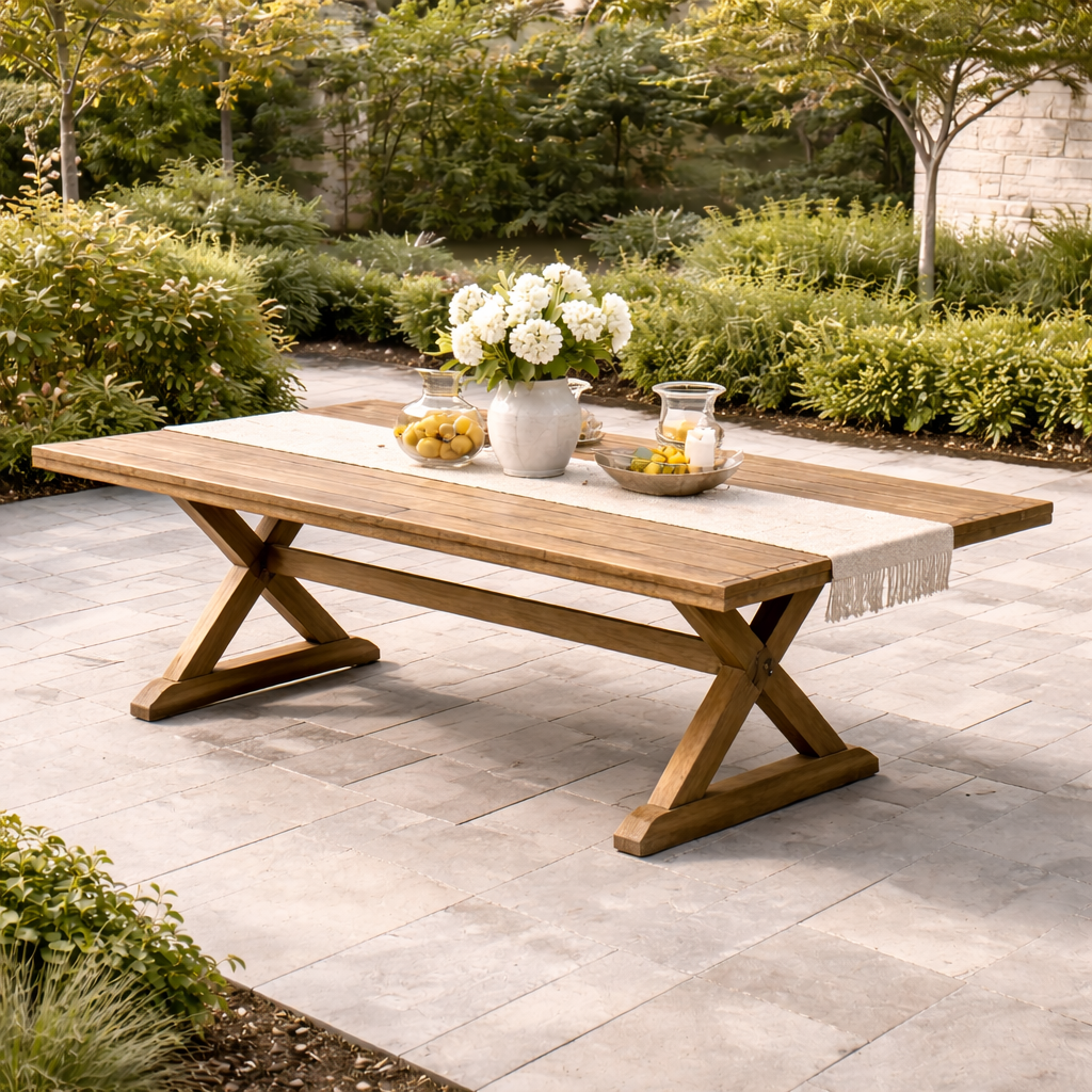 Mesa de comedor exterior-DECOCRAFTY