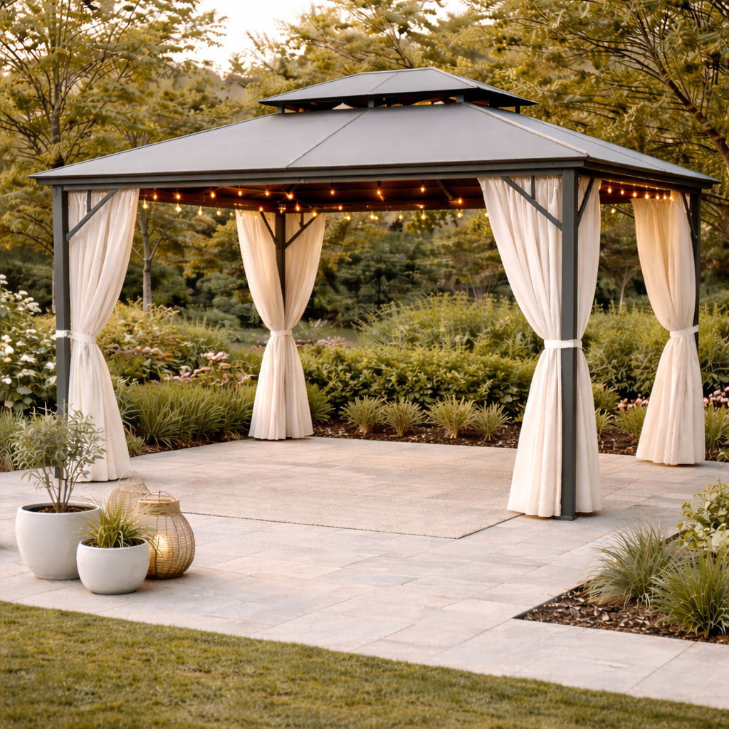 Gazebo de jardín-DECOCRAFTY