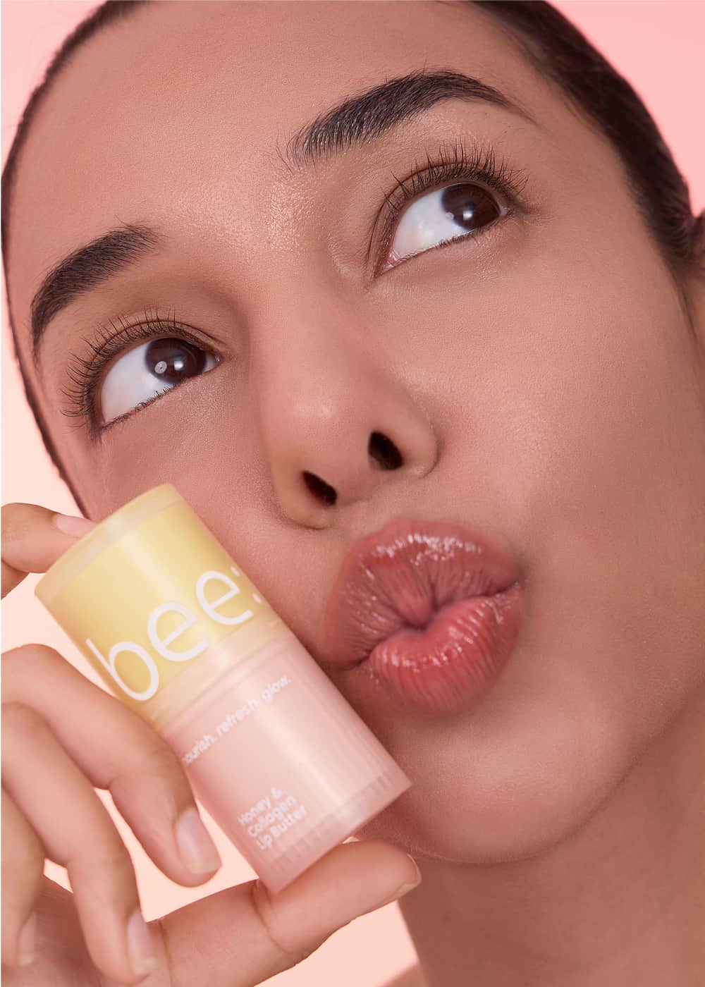 [bee:nuvo] Honey & Collagen Lip Butter Keychain Sett