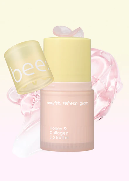 [bee:nuvo] Honey & Collagen Lip Butter Keychain Sett