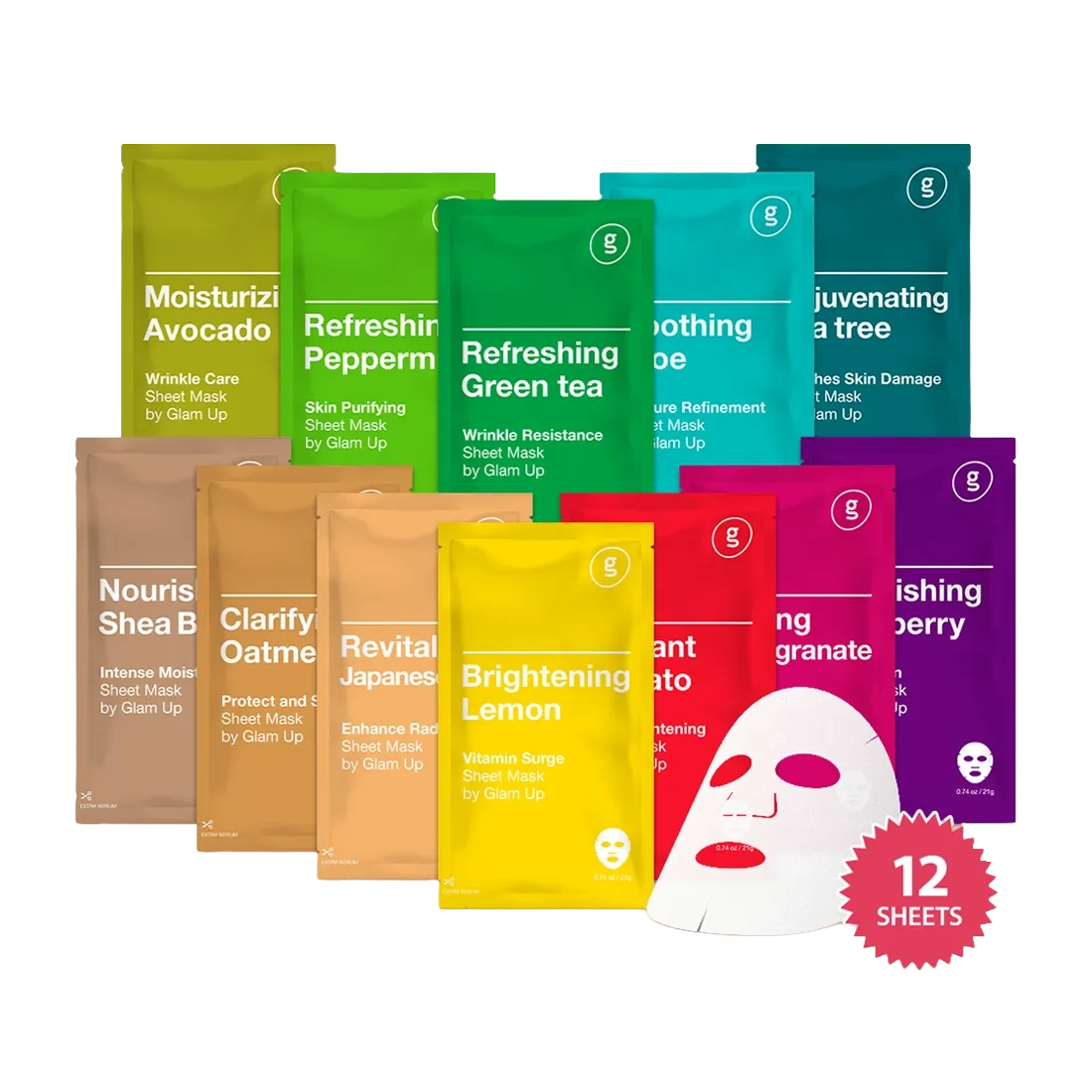 Premium Korean Facial Masks (12)