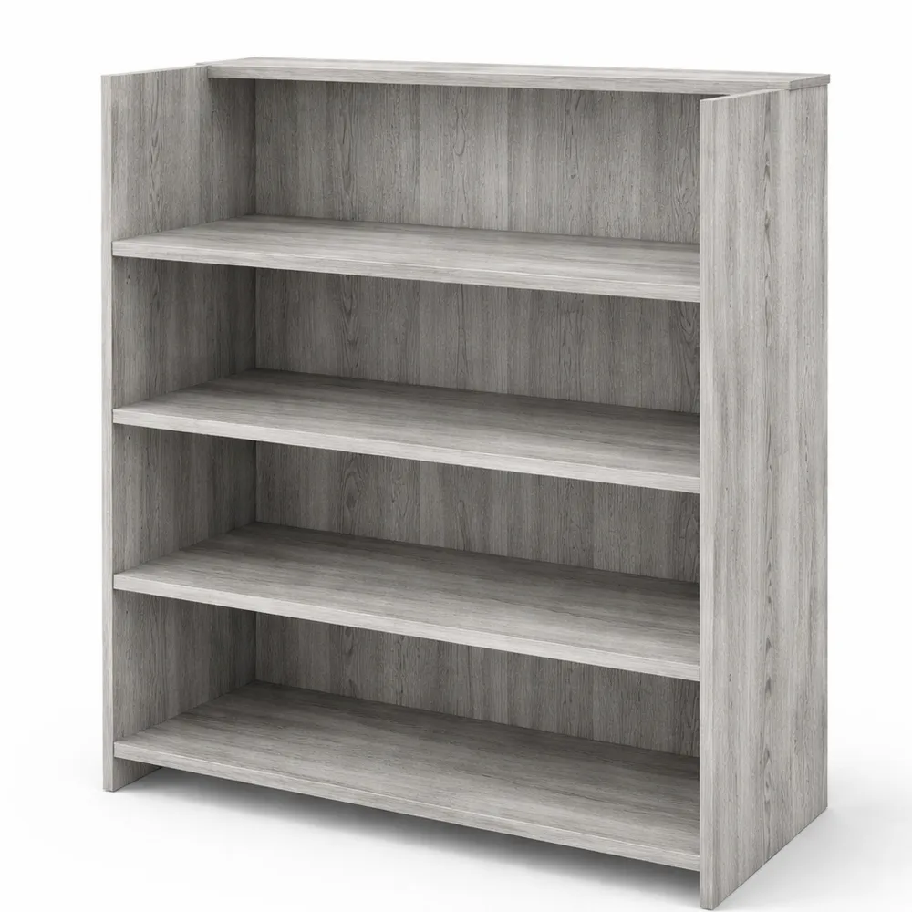 Banco reception in legno multistrato grigio 100x50x103,5 cm