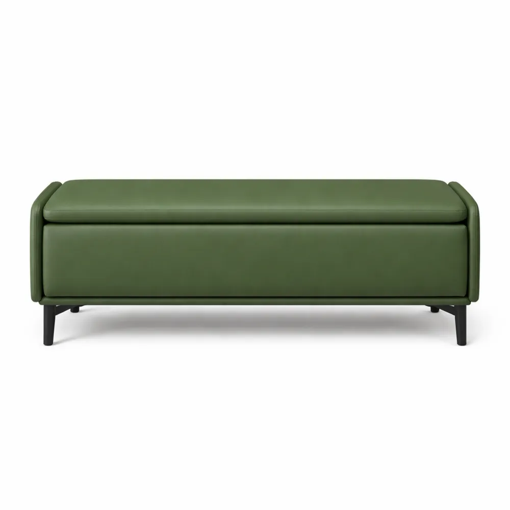 Panca Imbottita Multifunzionale con Vano Portaoggetti per Casa