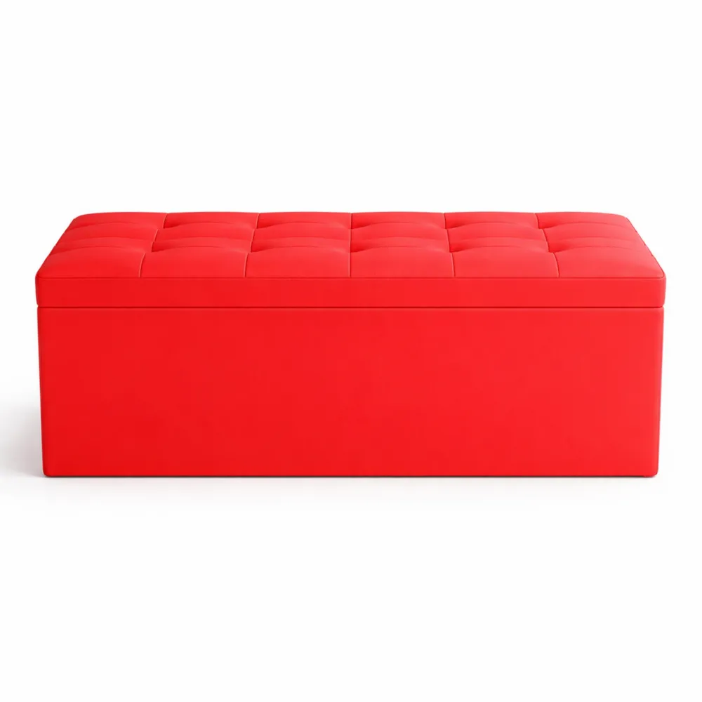 Panca contenitore imbottita per ingresso e camera da letto