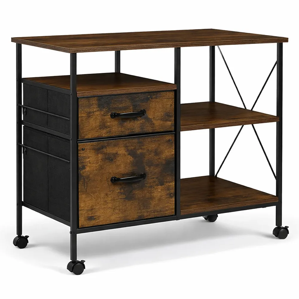 Mobile per ufficio con cassetti e schedario