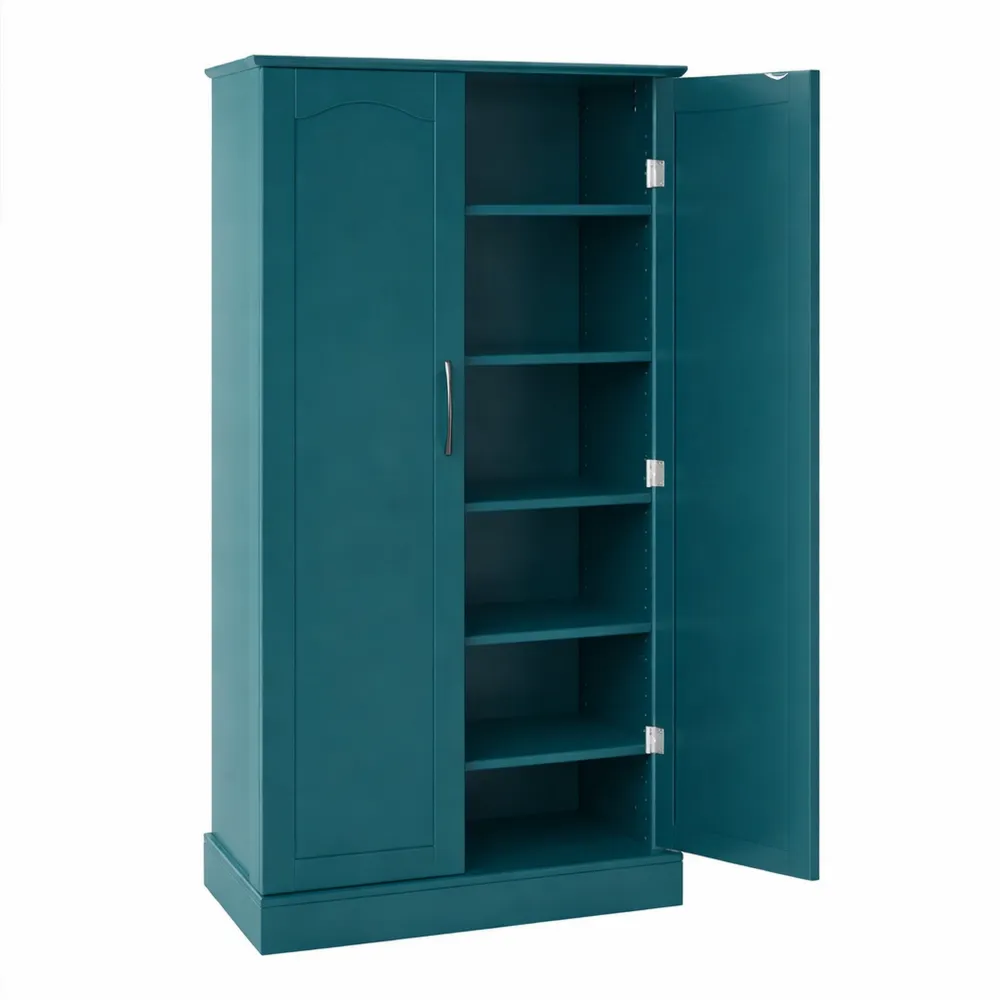 Credenza da Cucina Moderna con Ripiani Regolabili, per Sala da Pranzo e Soggiorno, 60 x 40 x 120 cm