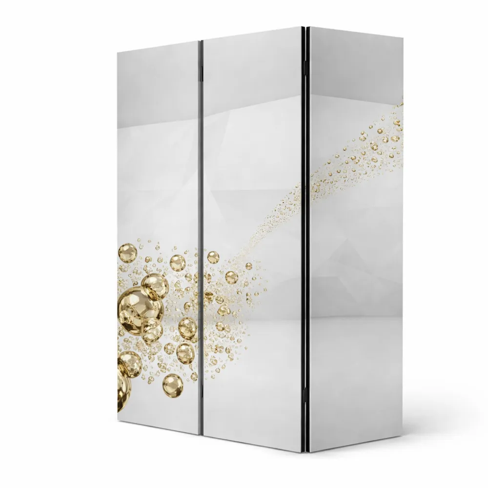 Paravento Decorativo Astratto a 3 Pannelli per Interni