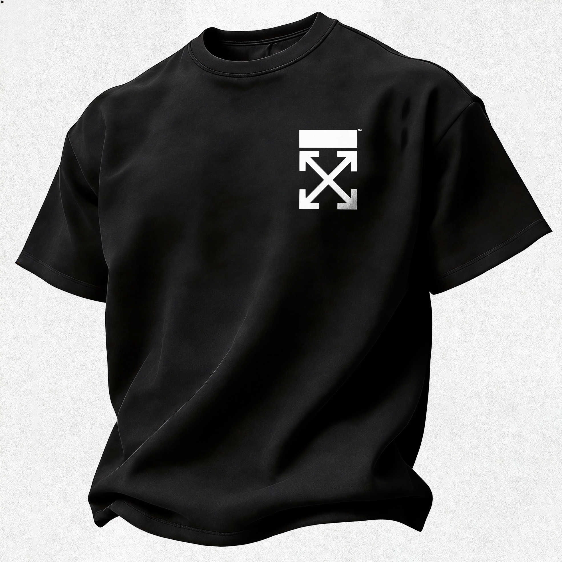 KAWS Off-White Printed Oversized Unisex T-shirt