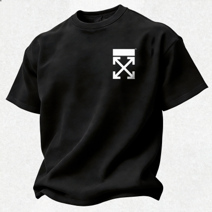 KAWS Off-White Printed Oversized Unisex T-shirt