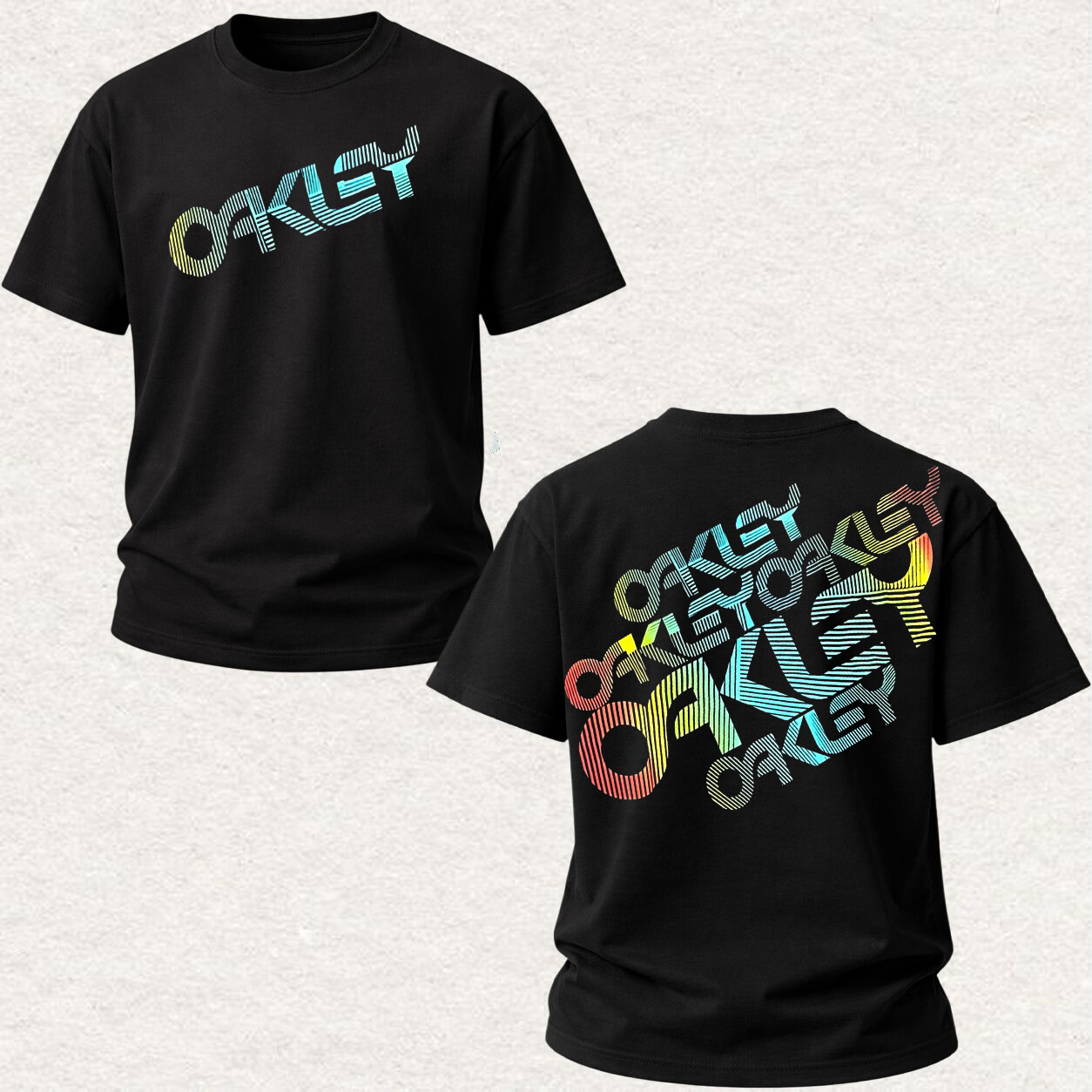Oakley Rings Printed Unisex Oversized T-shirts