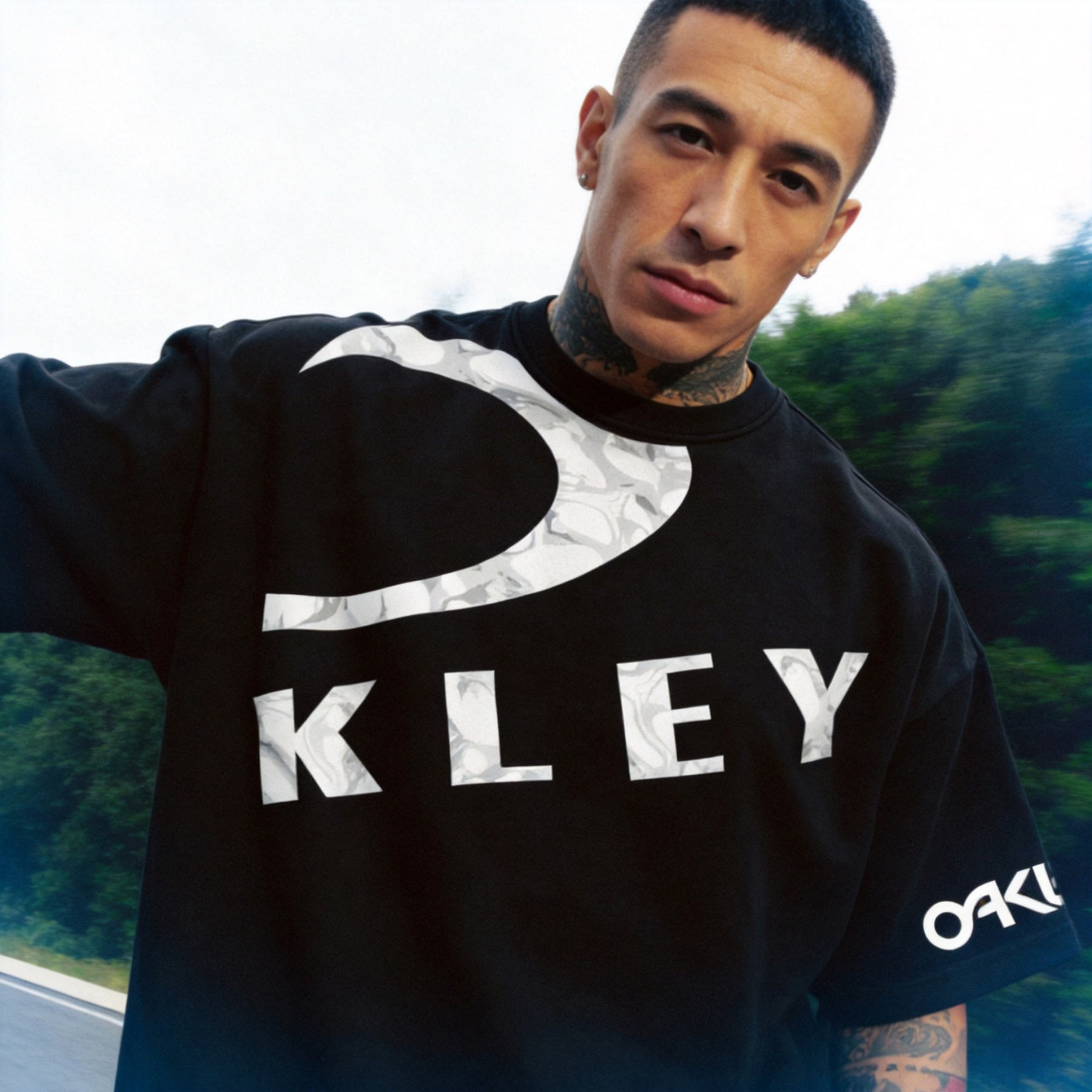 Oakley Printed Oversized Unisex T-shirt
