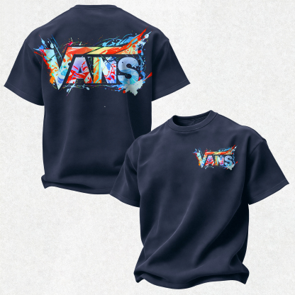 Vans Graffiti Printed Oversized Unisex T-shirt
