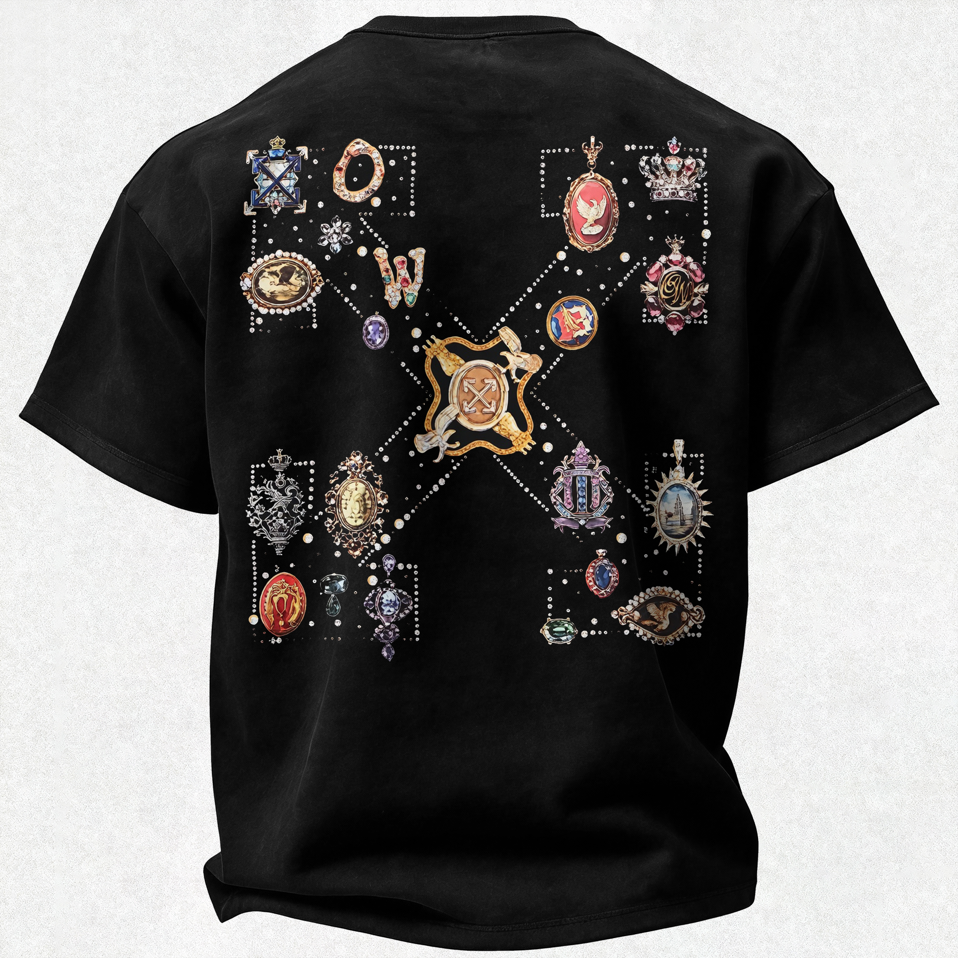 Street Fashion Printed Oversized Unisex T-shirt
