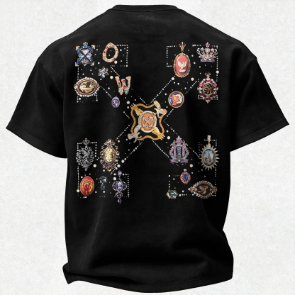 Street Fashion Printed Oversized Unisex T-shirt