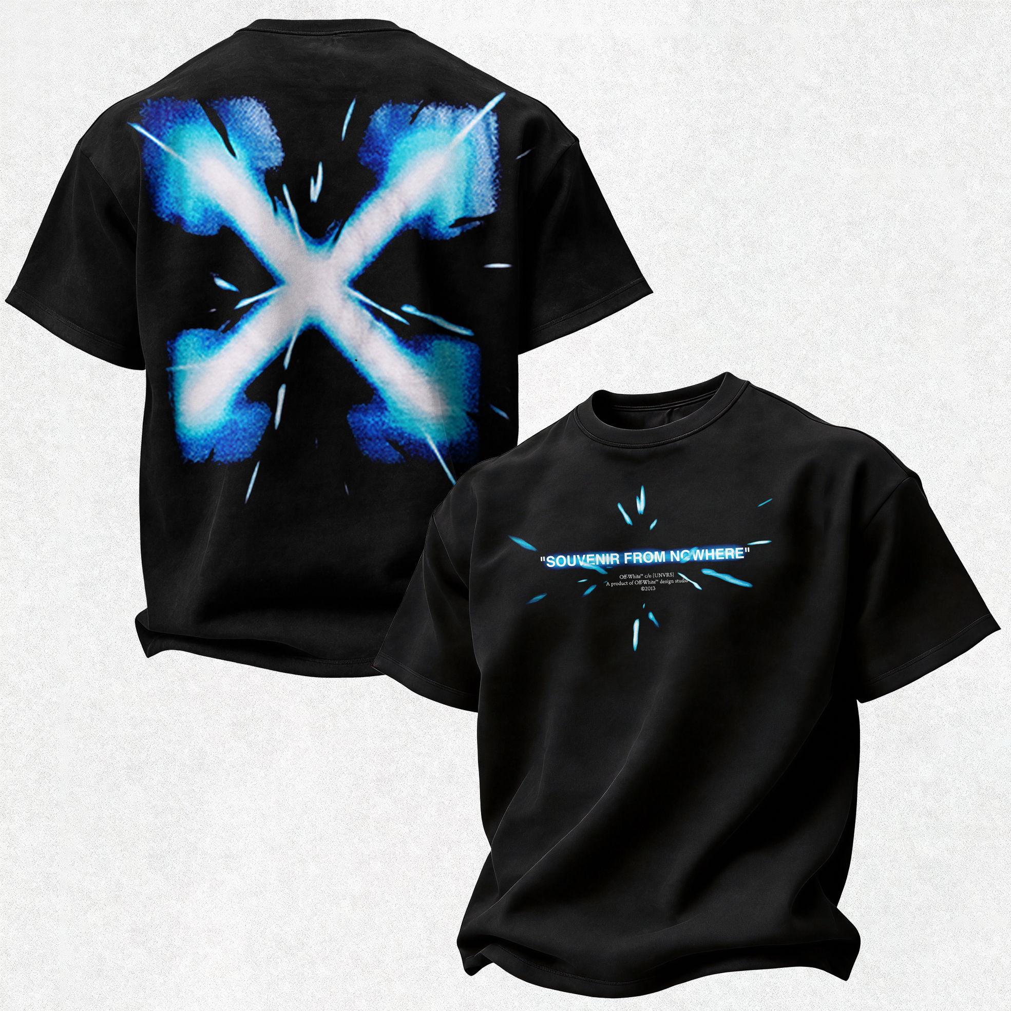 Off-White Printed Oversized Unisex T-shirt