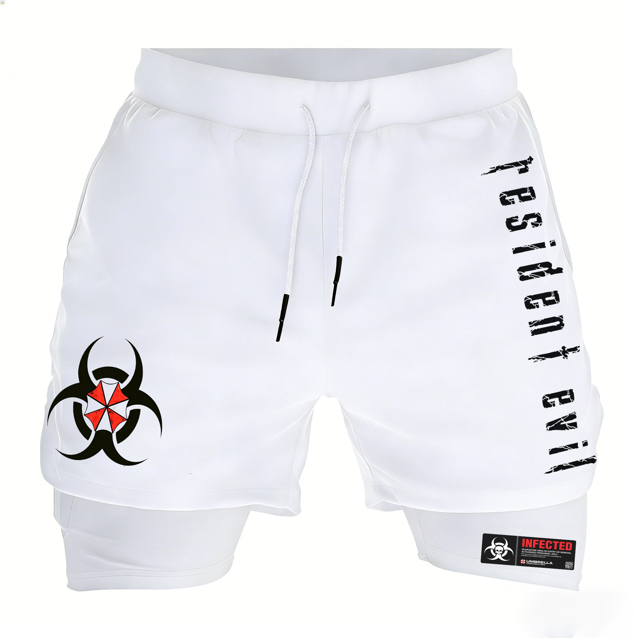 Resident Evil Umbrella Corporation Print Men's Shorts