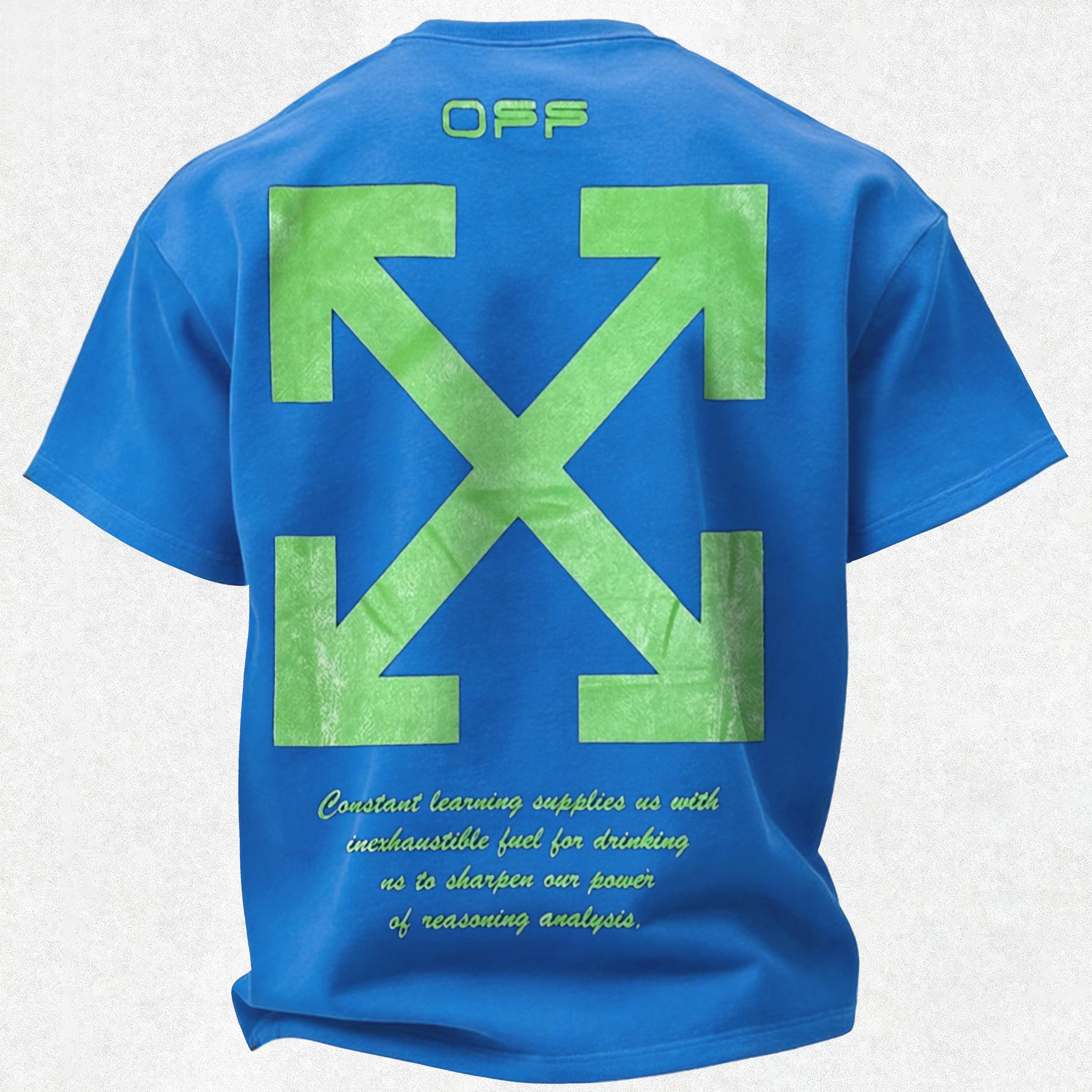 Off-White Printed Oversized Unisex T-shirt