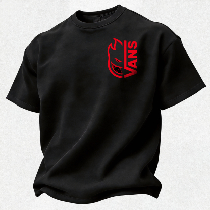 Street Fashion x Spitfire Wheels Printed Oversized Unisex T-shirt