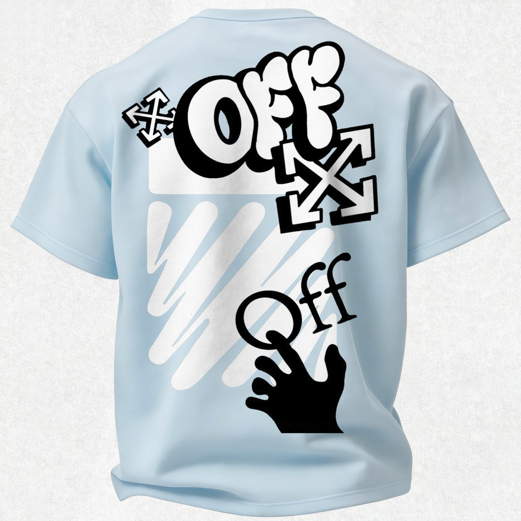 Off-White Printed Oversized Unisex T-shirt